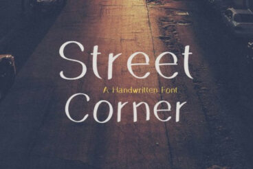 Street Corner Font
