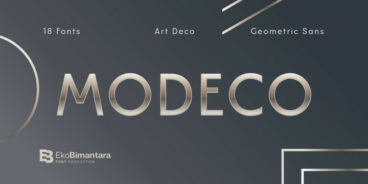 Modeco Font