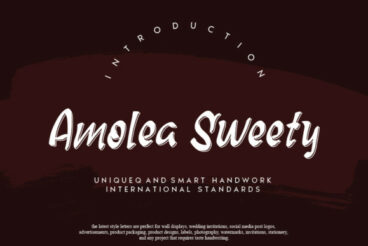 Amolea Sweety Font