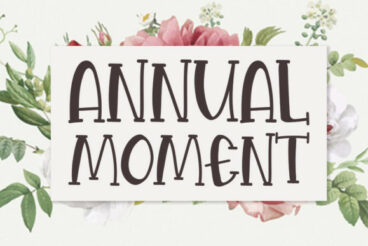 Annual Moment Font