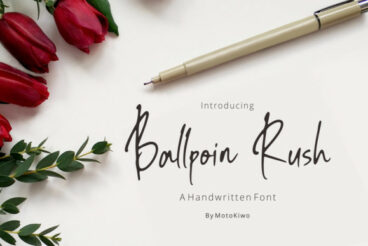 Ballpoint Rush Font