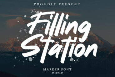 Filling station Font
