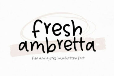 Fresh Ambretta Font