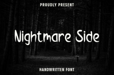Nightmare Side Font