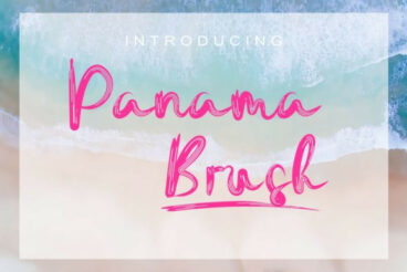 Panama Brush Font