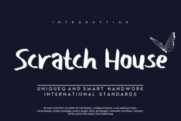 Scratch House Font