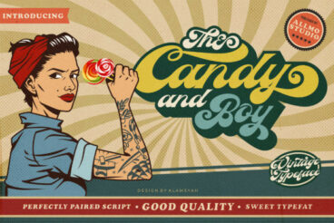 The Candy and Boy Font