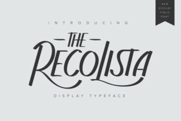 The Recolista  Font