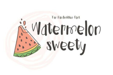 Watermelon Sweety Font