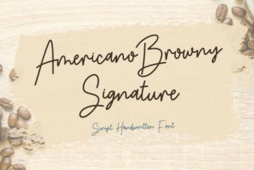 Americano Browny Font