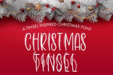 Christmas Tinsel Font