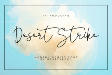 Desert Strike Font