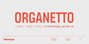 Organetto Font