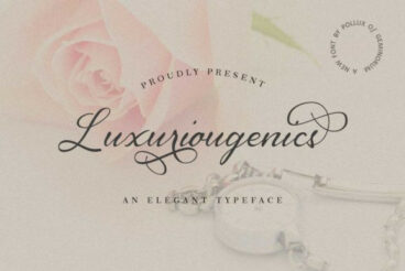 Luxuriougenics Font