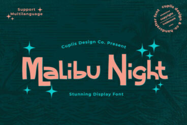 Malibu Night Font