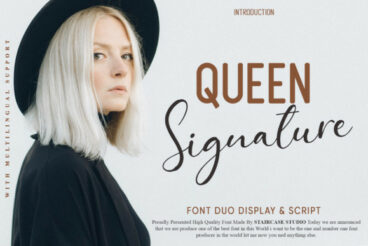 Queen Signature Font Duo