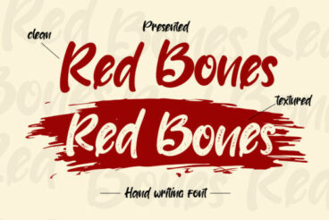 Red Bones Font