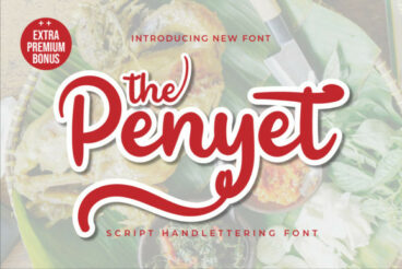 The Penyet Font