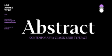 Abstract Font