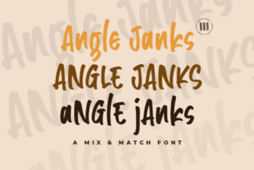 Angle Janks Font
