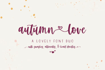 Autumn Love Duo Font