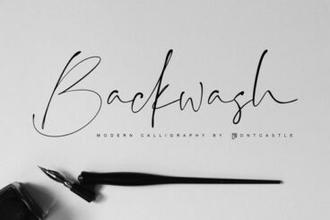 Backwash Font