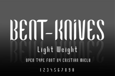 Bent-Knives Font