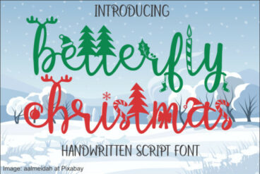 Betterfly Christmas Font