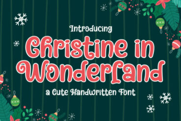 Christine in Wonderland Font
