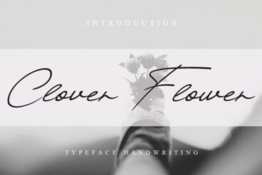 Clover Flower Font