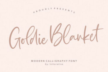 Goldie Blanket Font
