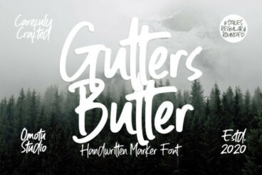 Gutters Butter Font