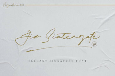 Jim Sintergate Font