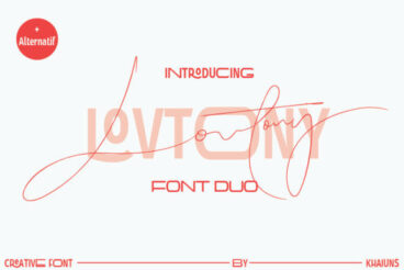 Lovtony Font