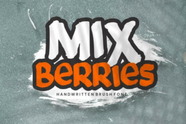Mix Berries Font