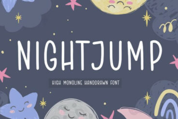 Night Jump Font