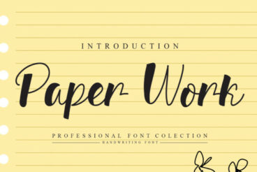 Paper Work Font