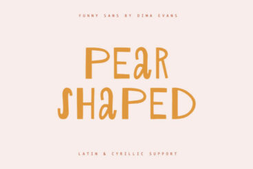 Pear Shaped Font