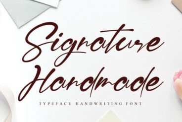 Signature Handmade Font