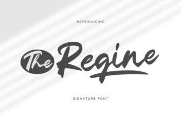 The Regine Font
