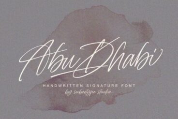 Abu Dhabi Font