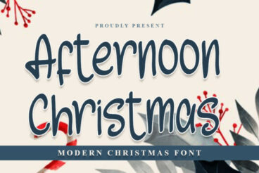 Afternoon Christmas Font