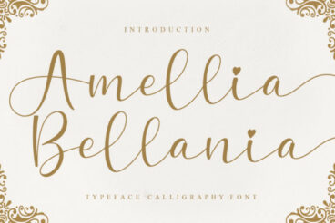 Amellia Bellania Font
