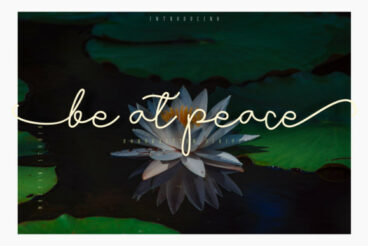 Be at Peace Font