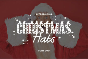 Christmas Hat Font