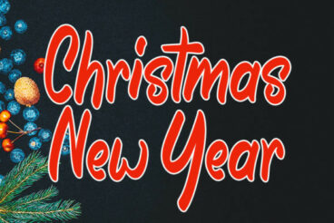 Christmas New Year Font
