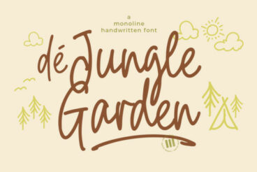 De Jungle Garden Font