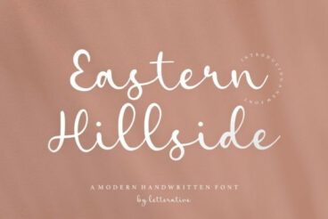 Eastern Hillside Font