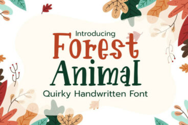 Forest Animal Font