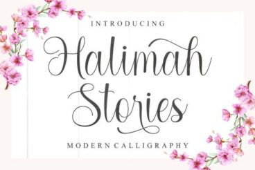 Halimah Stories Font